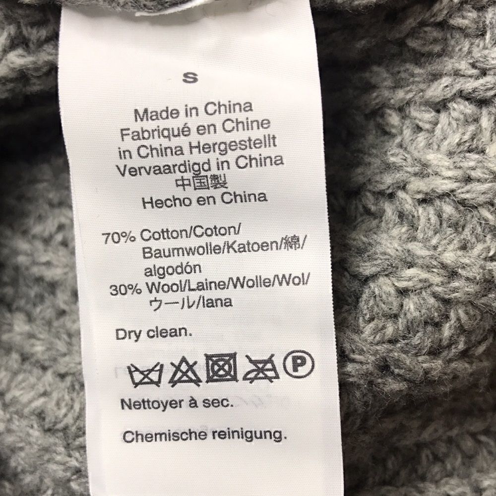 Madewell Mock Neck Side Buttons Sweater Size Small - Picture 6 of 6